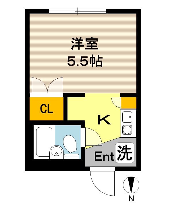 カーサ南台 103号室 間取り