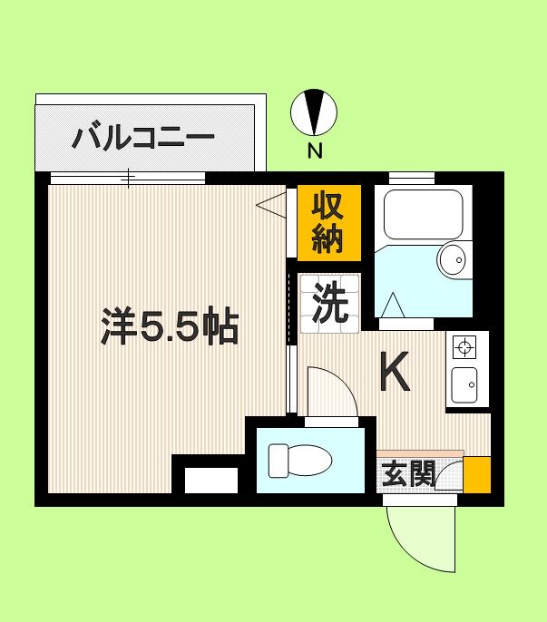 ビーンズ新中野 間取り図