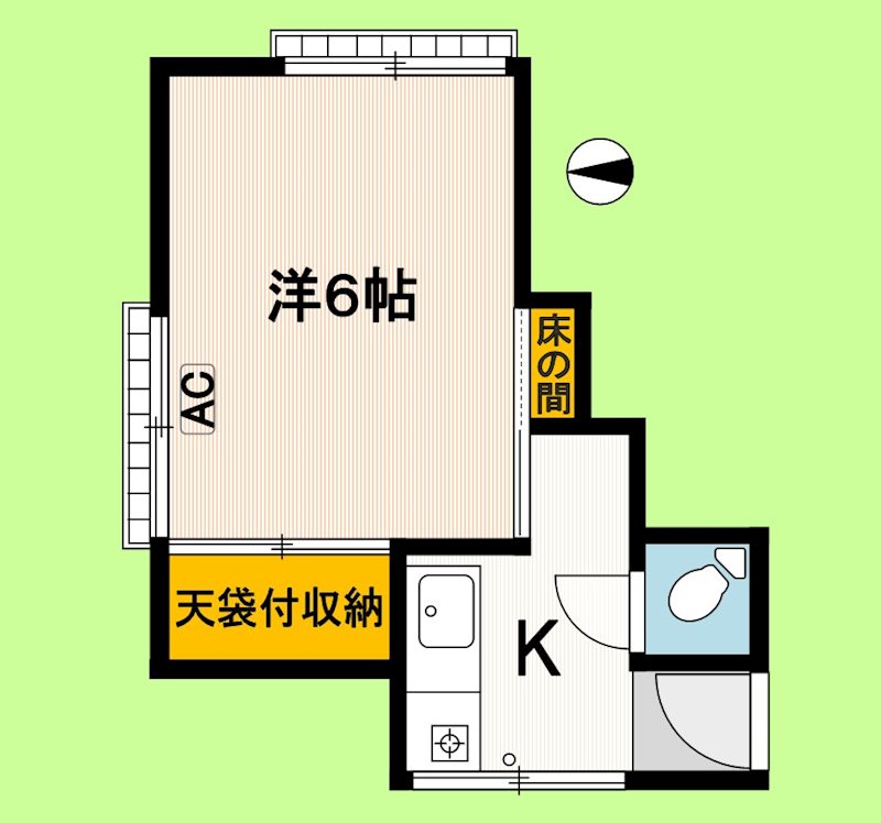 三晃荘 間取り図