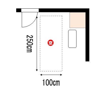 小川ハイツバイク駐車場 1号室 間取り