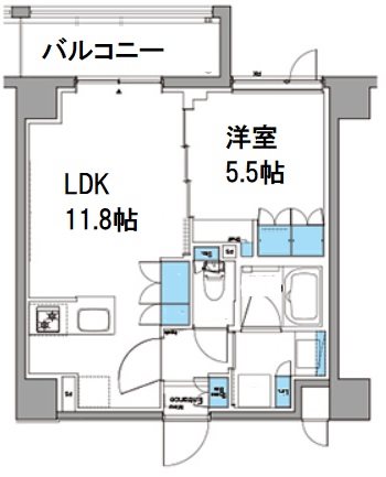 ルフォンプログレス中野坂上 間取り図