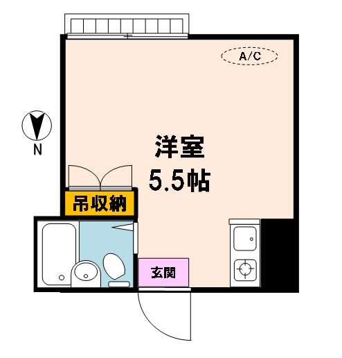 カオパレスNo.1 間取り図