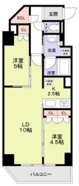 ジオエント中野 703号室 間取り