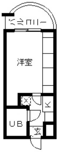 エマーレ中野新橋 202号室 間取り