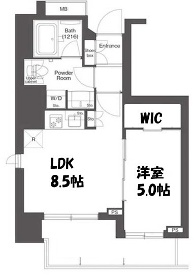 コンフォリア新中野 1009号室 間取り