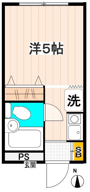モンタリーブル目白 102号室 間取り