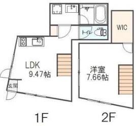 L’SPACE東中野 C号室 間取り
