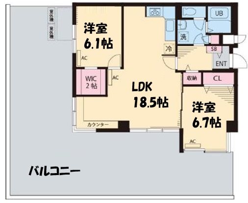 ハイツスモルカ 301号室 間取り