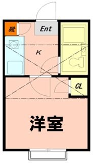 フェリス新中野 203号室 間取り