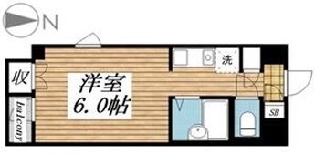 ローレル三ツ輪 302号室 間取り