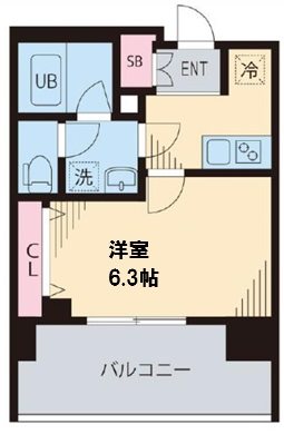 クレストヒル桃ケ丘 201号室 間取り