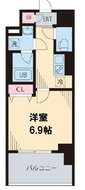 クレストヒル桃ケ丘 702号室 間取り