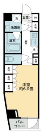 ライオンズフォーシア中野 301号室 間取り