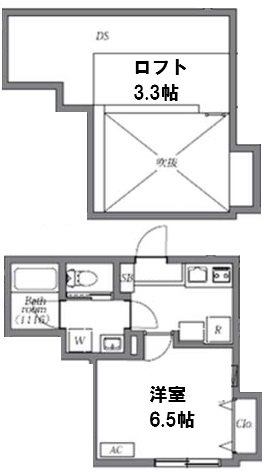 TWEED東中野 203号室 間取り