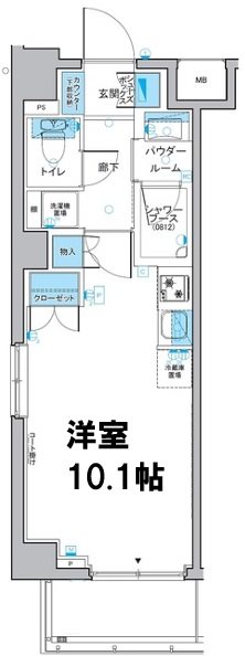 ルフォンプログレ中野富士見町 401号室 間取り