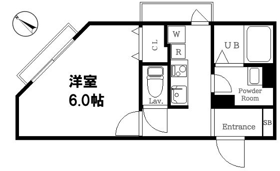 Air　Tower　Nakano 402号室 間取り