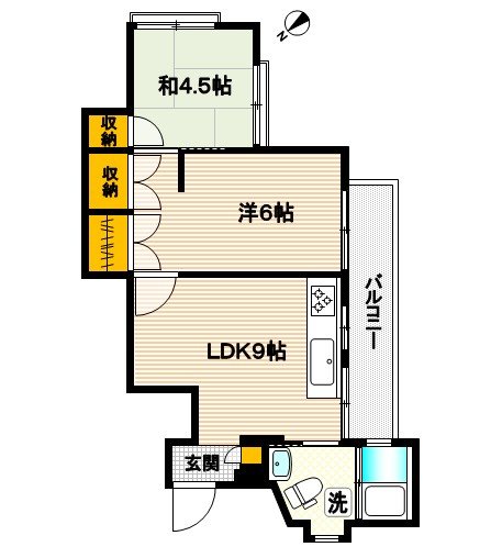 ヴィラ和田 301号室 間取り