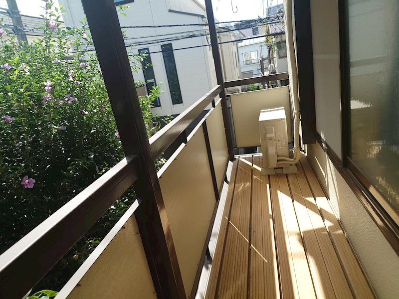 中村アパート ベランダ