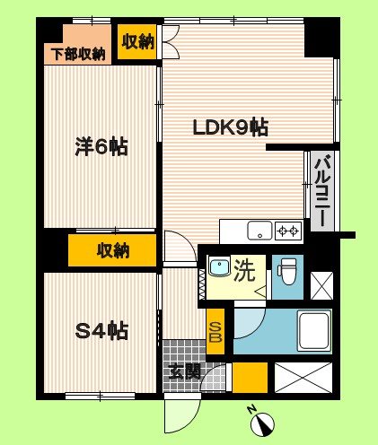 新中野マンション 801号室 間取り