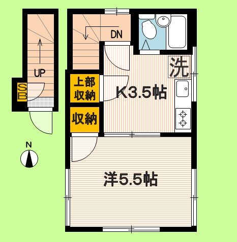 笹原ハイツ 201号室 間取り