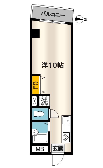 メゾンシルクロード 301号室 間取り