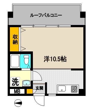 サンハイツ田中 間取り図