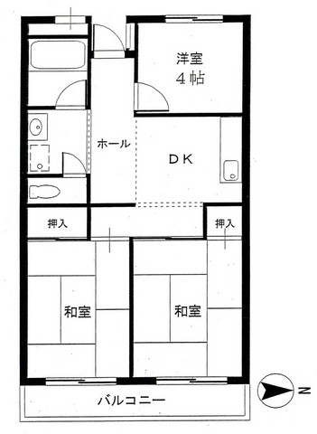高津レジデンス 106号室 間取り