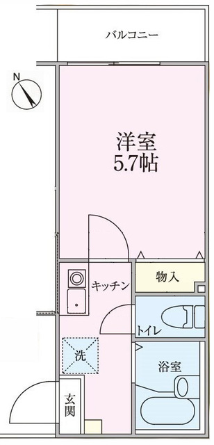 リベルタ高津 103号室 間取り