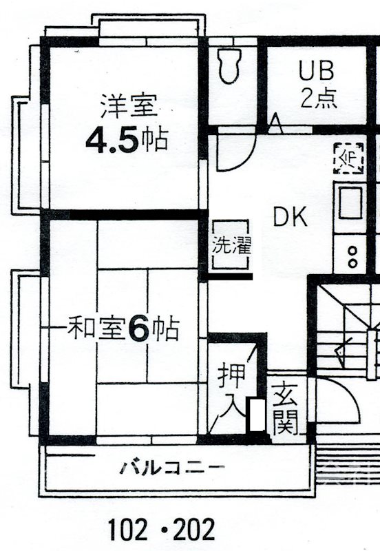 メゾンドセリーズ西館 202号室 間取り
