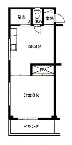 マンション寿 103号室 間取り