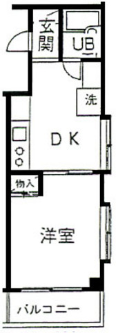 リーブル溝ノ口 203号室 間取り