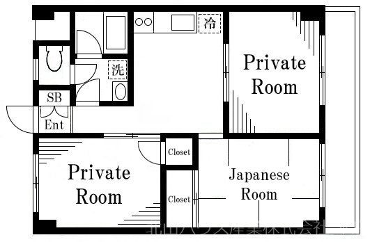 イーストヒルズ弐番館 116号室 間取り