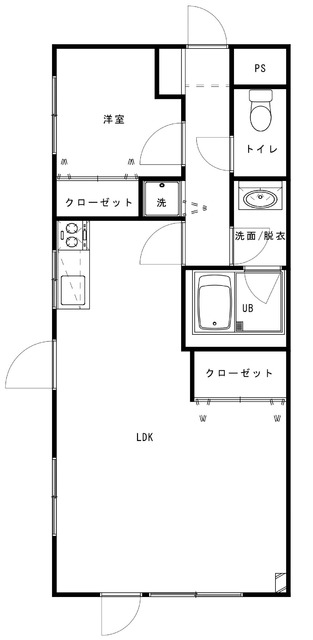 ウィンパレス溝口 501号室 間取り