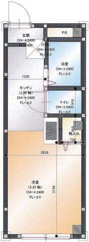 エンゼルメゾン 303号室 間取り