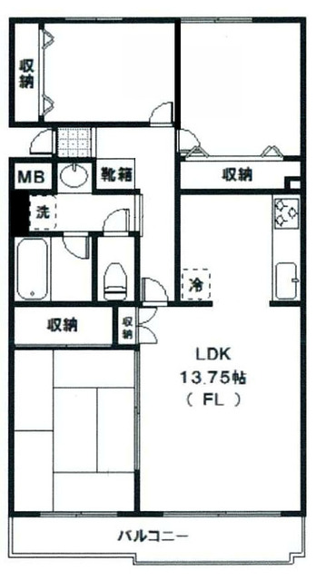 グランドゥール宮崎台 207号室 間取り