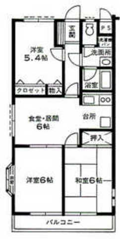 グリーンヒル青木 204号室 間取り