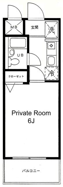 グレース野川 207号室 間取り