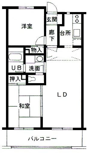 GAINESVILLEⅡ(ゲインズビル２) 304号室 間取り