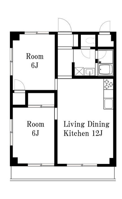 ニューキャッスル中野 206号室 間取り
