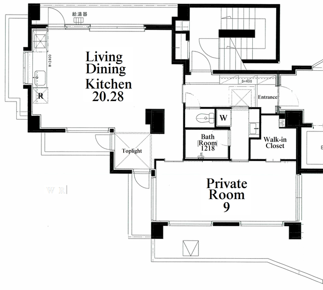 モビリティ多摩川 702号室 間取り