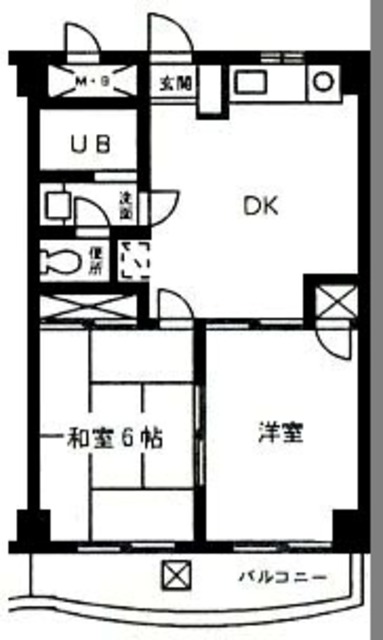 メゾンドフォルテ 203号室 間取り