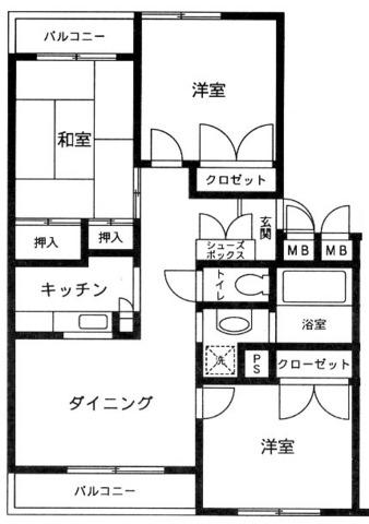 アーバンライフ２１ 305号室 間取り