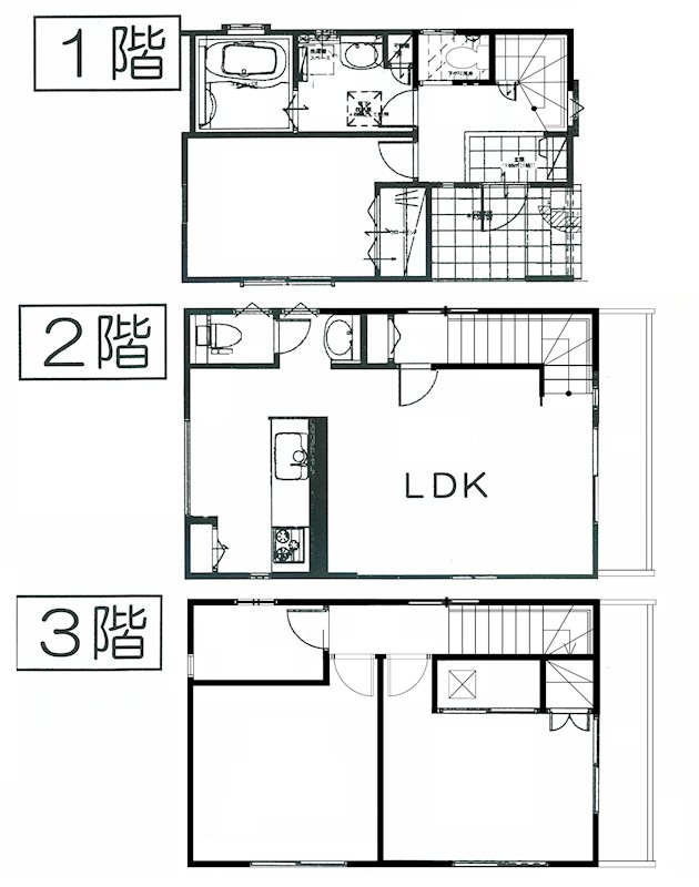 坂戸３丁目貸戸建 間取り