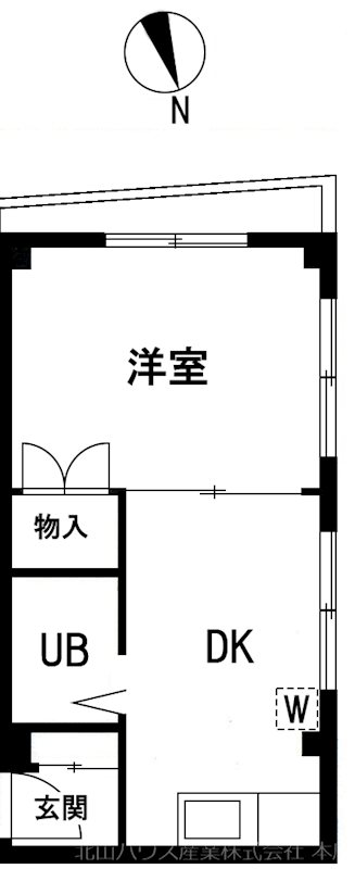サンパレス 103号室 間取り