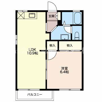サンライズＫ　A 間取り
