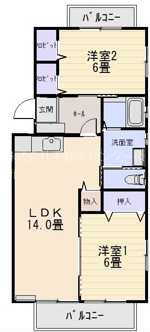 グランメゾン津島の森ガーデンＡ 間取り