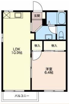 サンライズＫ　Ｃ 間取り