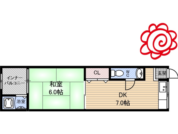稲田大発マンション 間取り