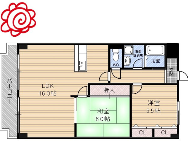 グランドールK 間取り