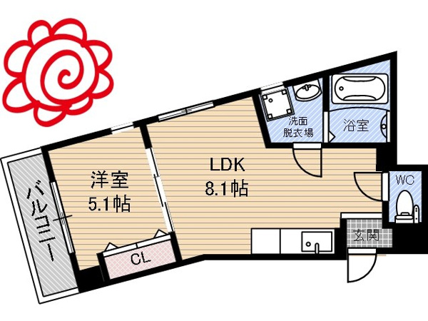 COURT　HOUSE 間取り